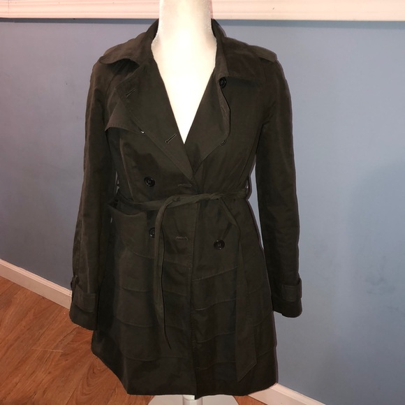 INC International Concepts Jackets & Blazers - Ruffled INC International Concepts Trench Coat